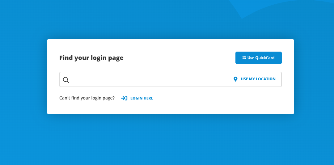 ClassLink login page.