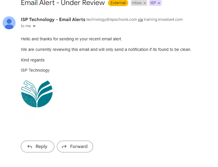 Phishing email example 4.