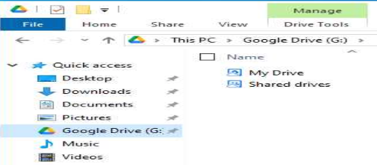 Google Drive sign-in step 3.