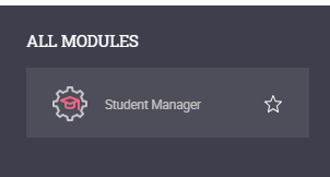 Search for a student step 1.
