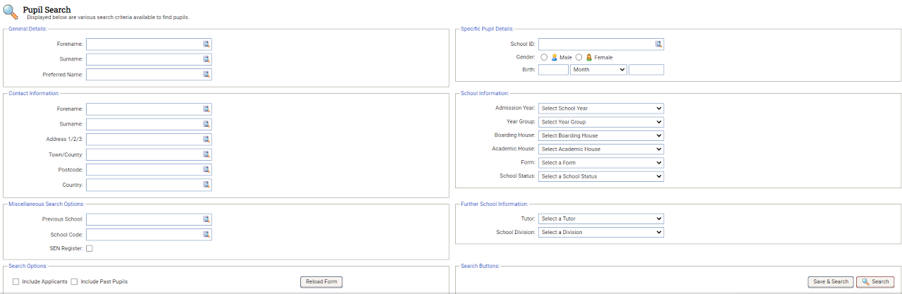 Search for a student step 2.